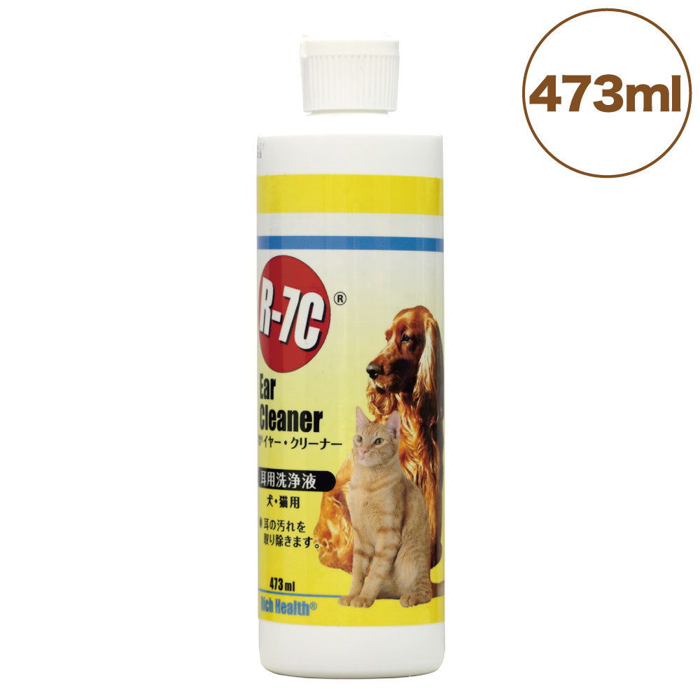 ギムボーン R-7C イヤークリーナー L 473ml 犬 猫 お手入れ用品 耳のケア 耳毛 犬用 猫用 洗浄液 液体 ローション 耳掃除 グルーミング用品