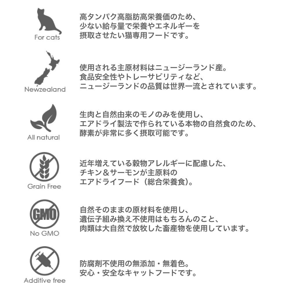 イティ キャット チキン&サーモン ディナー 1kg グレインフリー キャットフード 猫用フード エアドライ製法 高たんぱく ドライフード iti