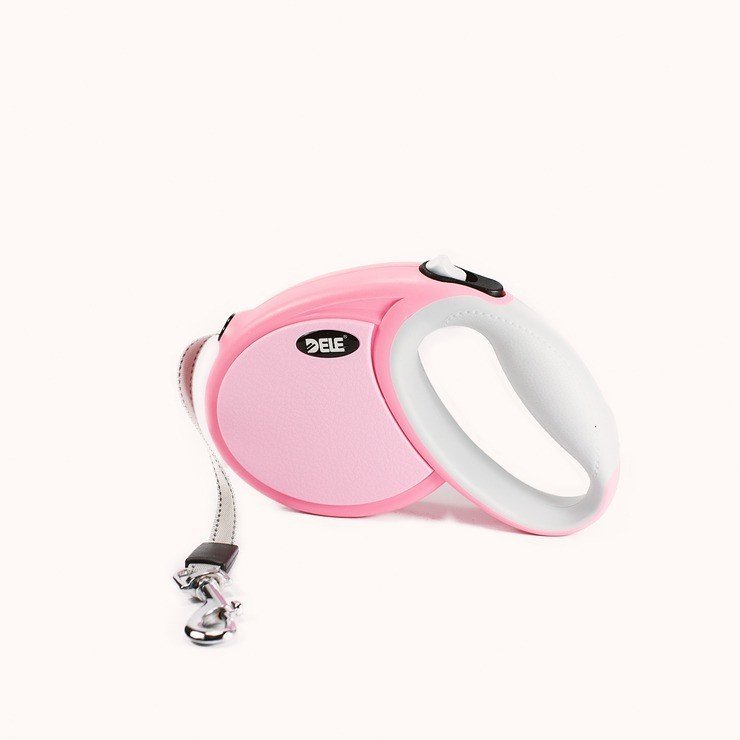 犬用リード 伸縮リード 長さ4M 巻き取り式 自動巻き 反射光 小型犬 中型犬用