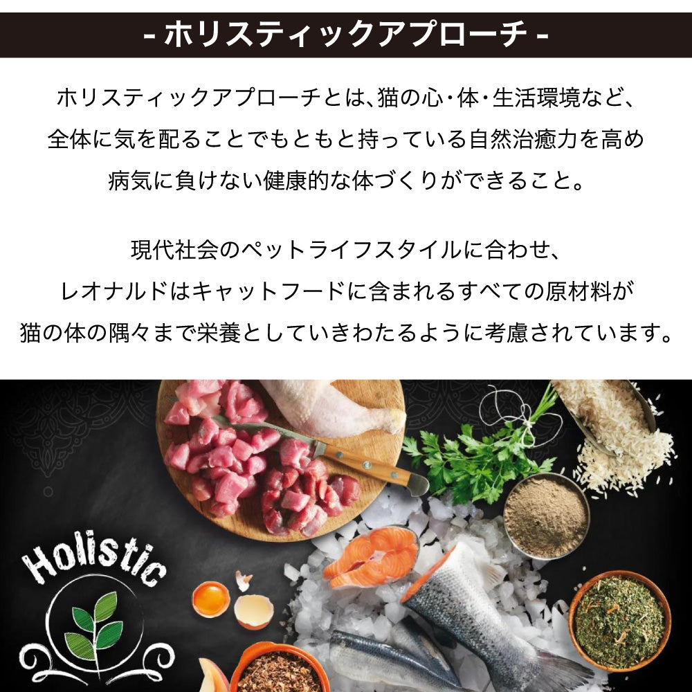 レオナルド アダルト ラム 2kg 猫 フード キャットフード ドライ 猫用フード 成猫用 無添加 無着色 カリカリ LEONARDO