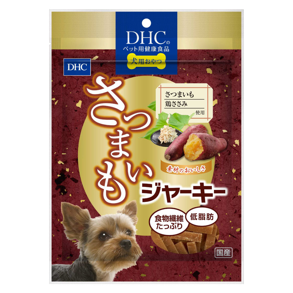 DHC さつまいもジャーキー 100g 犬 おやつ 鶏ささみ ジャーキー 国産 犬用 オヤツ 食物繊維 低脂肪 国産 ディーエイチシー