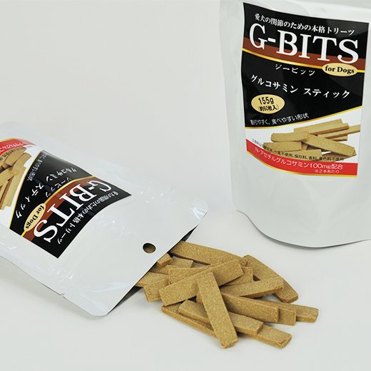 ジービッツ グルコサミンスティック 75g 犬 トリーツ 犬用 おやつ 健康 関節ケア グルコサミン サンユー G-BITS 国産