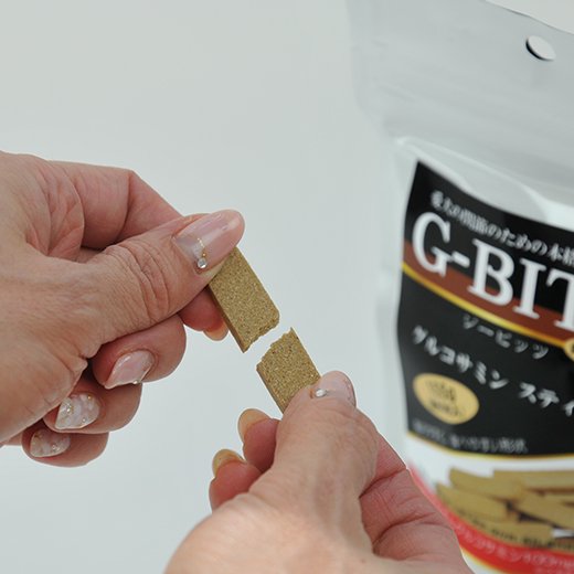 ジービッツ グルコサミンスティック 75g 犬 トリーツ 犬用 おやつ 健康 関節ケア グルコサミン サンユー G-BITS 国産