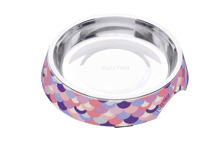 ファズヤード 猫 犬 食器 FuzzYard アトランティカ ねこ ペット 小型犬 おしゃれ かわいい 浅型 フードボウル ウォーターボウル ネコ えさ入れ 柄 滑り止め