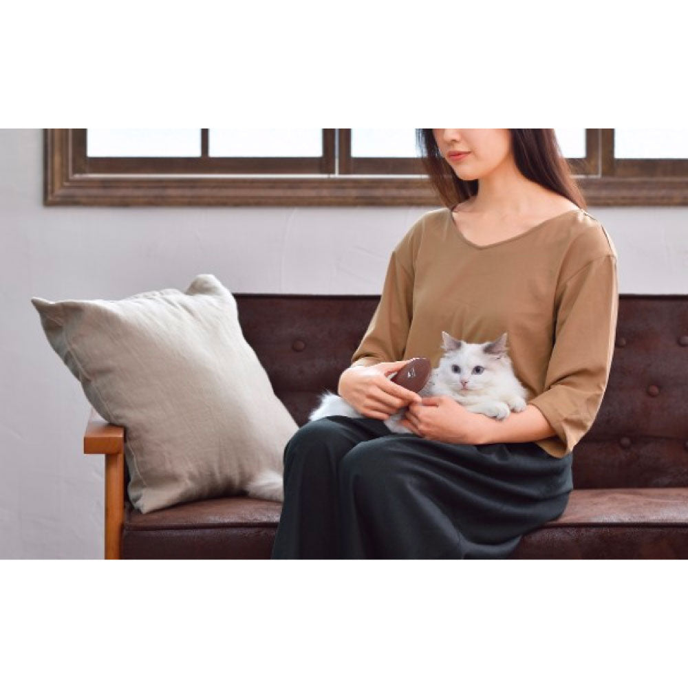 ペティオ necoco マッサージ ピンブラシ 猫 ブラシ 猫用 被毛 お手入れ ブラッシング トリミング 抜け毛取り ネココ