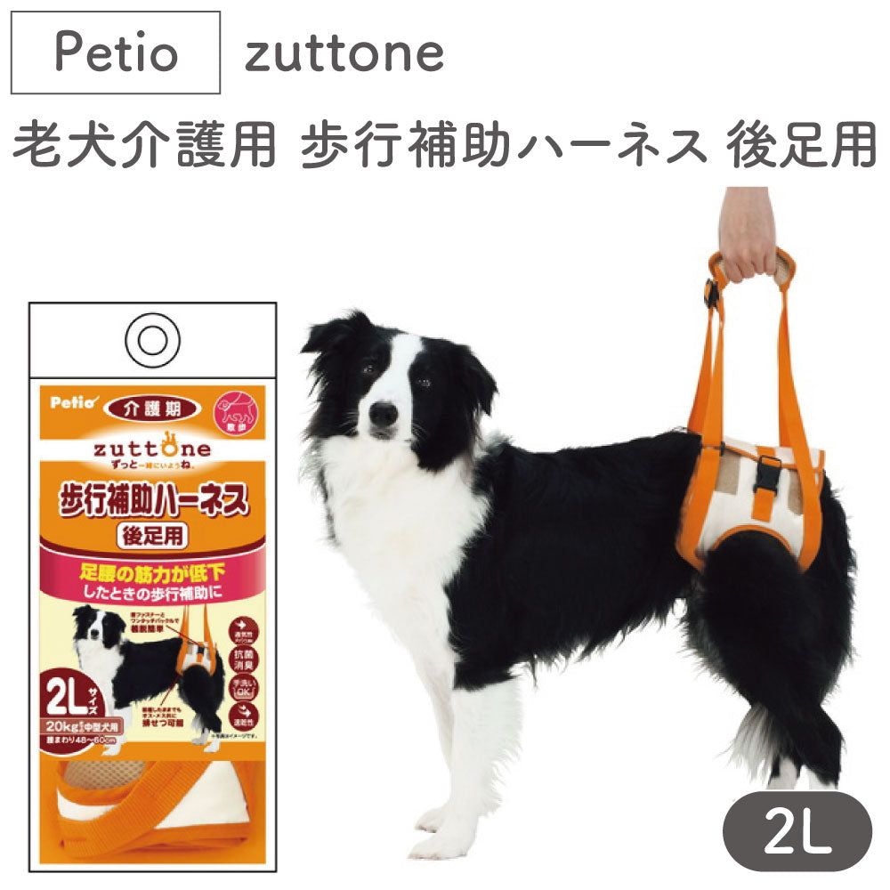 ペティオ zuttone ずっとね 老犬介護用 歩行補助ハーネス 前足用K L 胴