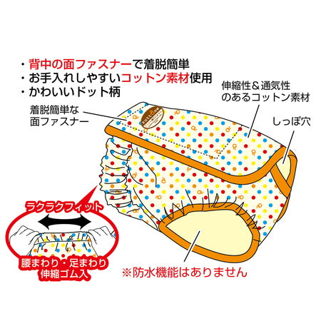 ペティオ zuttone 老犬介護用 紙おむつカバー 2L 犬 おむつ カバー シニア用 犬用 介護用品 老犬 中型犬 Petio ずっとね