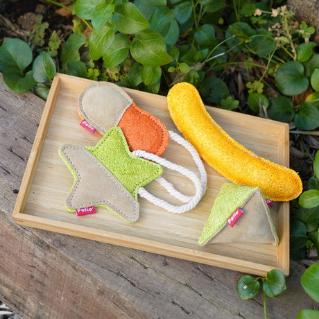 ペティオ 犬用おもちゃ へちまレザー デンタルTOY オーバル 犬 トイ 歯みがき 犬用 噛むおもちゃ デンタルトイ ストレス解消 牛革 ロープ付