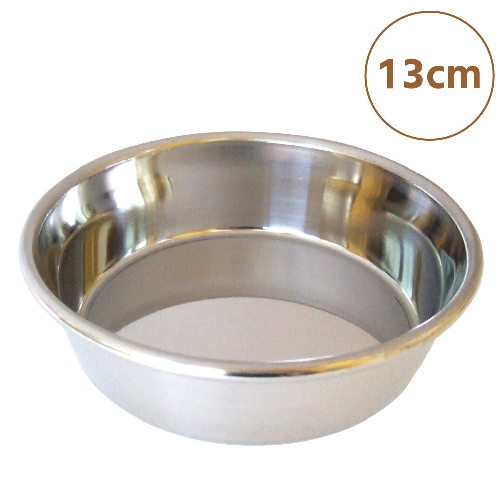 岡野製作所 ステンレス食器 #11 直径13cm ペット 犬 猫 小動物 食器 餌皿 ごはん皿 水入れ ステンレス サビにくい フードボウル ペット用品 日本製 岡野 ONS