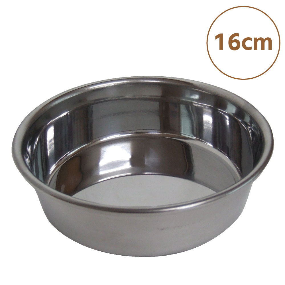 岡野製作所 ステンレス食器 #11 直径16cm ペット 犬 猫 小動物 食器 餌皿 ごはん皿 水入れ ステンレス サビにくい フードボウル ペット用品 日本製 岡野 ONS