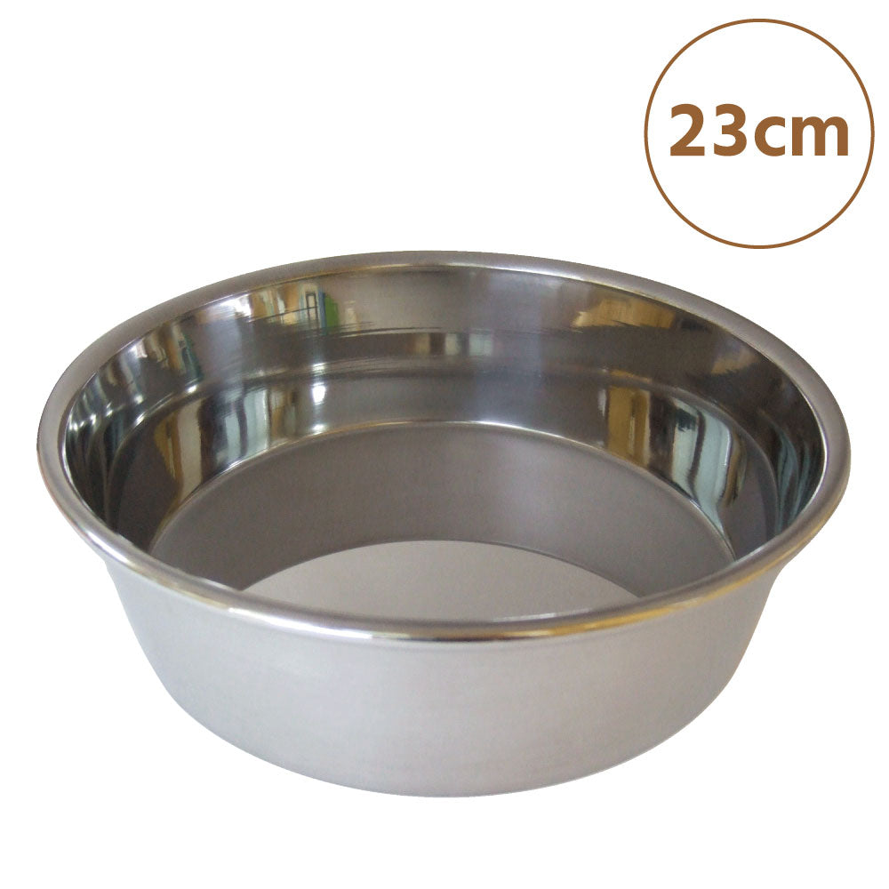 岡野製作所 ステンレス食器 #11 直径23cm ペット 犬 猫 小動物 食器 餌皿 ごはん皿 水入れ ステンレス サビにくい フードボウル ペット用品 日本製 岡野 ONS