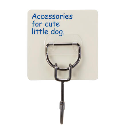クリタック ちょっと待ってて ワンちゃんフック カジュアル 1個入 犬 室内用 リード掛け 犬用 フック 玄関 壁に貼る 超小型犬用 お散歩 便利グッズ ペット