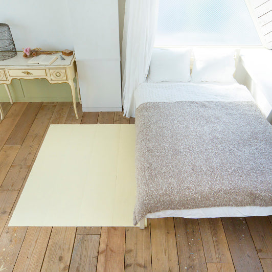 サンコー おくだけ吸着 撥水タイルマット 30×30cm 同色 8枚入 アイボリー ペット用 犬 猫 タイルマット 吸着 撥水 床暖房対応 薄型 マット ずれない おすすめ