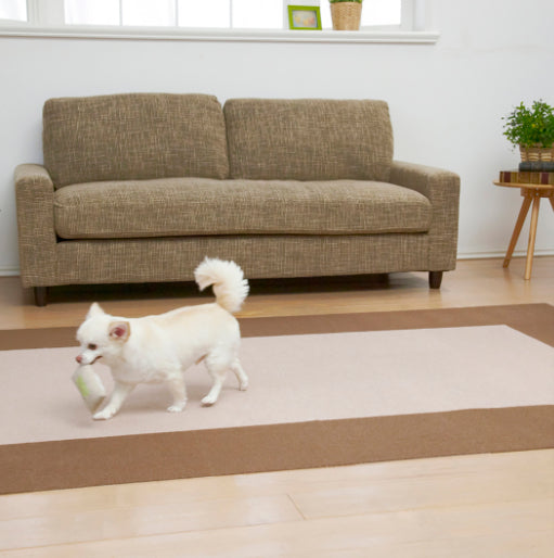 サンコー おくだけ吸着 ペット用 撥水タイルマット 30×30cm 同色 20枚入 ブラウン 犬 猫 タイルマット 吸着 撥水 床暖房対応 薄型 マット ずれない おすすめ