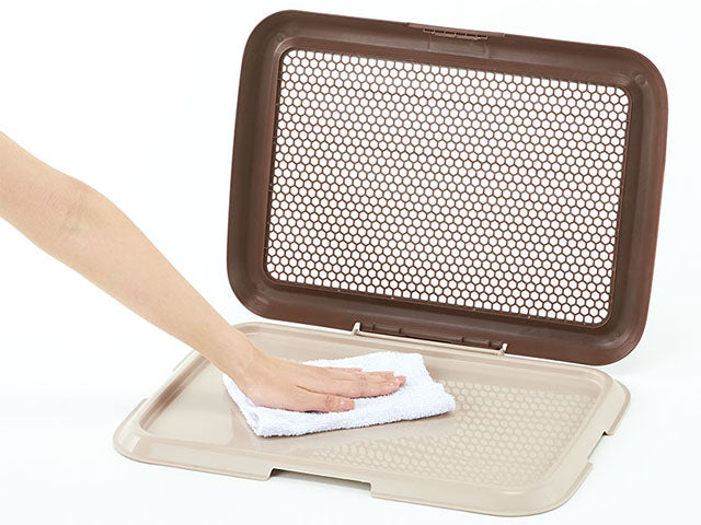 ボンビアルコン 薄型しつけるトレー S レギュラー 犬 トイレトレー トイレ 抗菌 超小型犬 小型犬 トイレトレーニング トイレ しつけ 躾 トイトレ ピンク