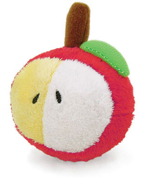 ペッツルート まんまるフルーツ リンゴ 犬 おもちゃ ぬいぐるみ 笛 音が鳴る かわいい スクイーカー 犬用 おもちゃ ペット ペットグッズ ペット用品 オモチャ