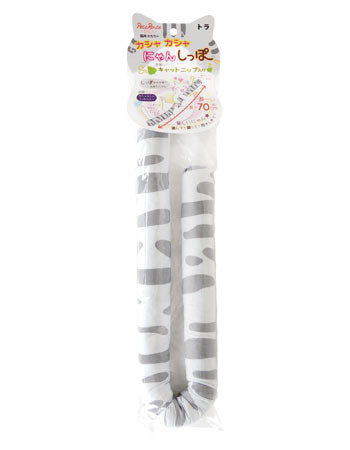 ペッツルート カシャカシャ にゃんしっぽ トラ 猫 おもちゃ けりぐるみ 猫じゃらし 猫おもちゃ おすすめ じゃらし 猫用 オモチャ 蹴りぐるみ ぬいぐるみ ネコ