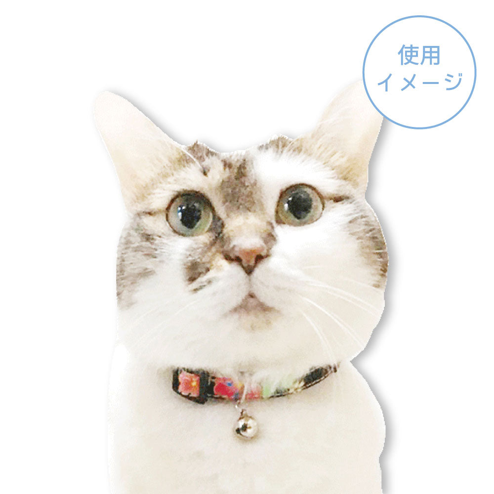ブルーミー はずれる ネコ首輪 スタンダード 唐草 猫 首輪 猫用 カラー 鈴付 セーフティバックル おしゃれ かわいい シンプル どろぼう 和風 日本製
