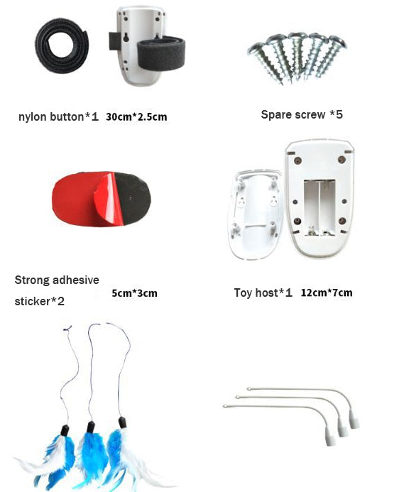 猫 おもちゃ 電動 自動 猫じゃらし ねこじゃらし 羽根 交換用羽根つき キャット トイ ねこ ネコ 運動不足 室内遊び ストレス解消 一人遊び