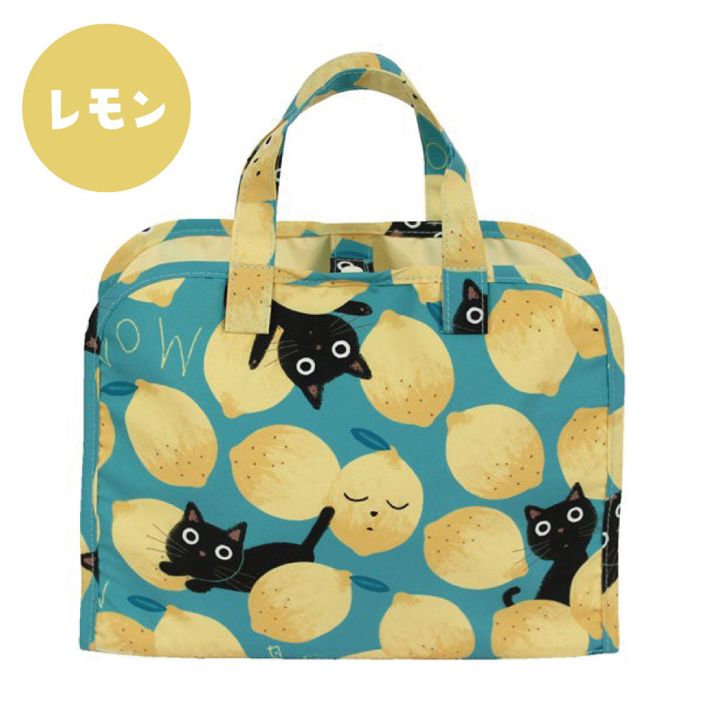プリントたまちゃん スパバッグ 猫 黒猫 猫グッズ 猫モチーフ 雑貨 バッグ キャット 温泉バッグ 旅行 携帯用 温泉 銭湯 お風呂 ネコグッズ ノアファミリー