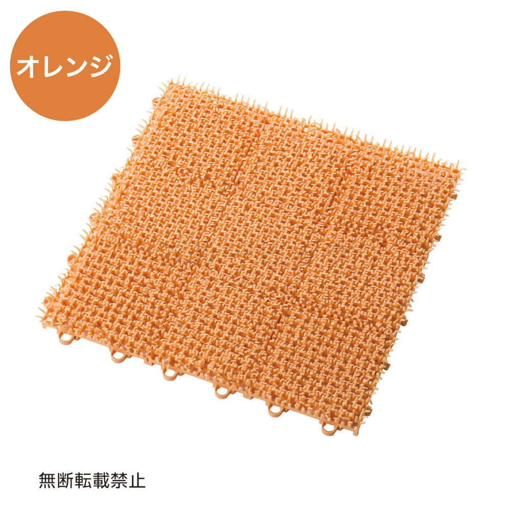 OPPO ネコシバ 4枚入 猫 猫砂 マット 猫用 トイレグッズ 飛び散り防止 お手入れ簡単 ジョイント可 necoshiba 日本製