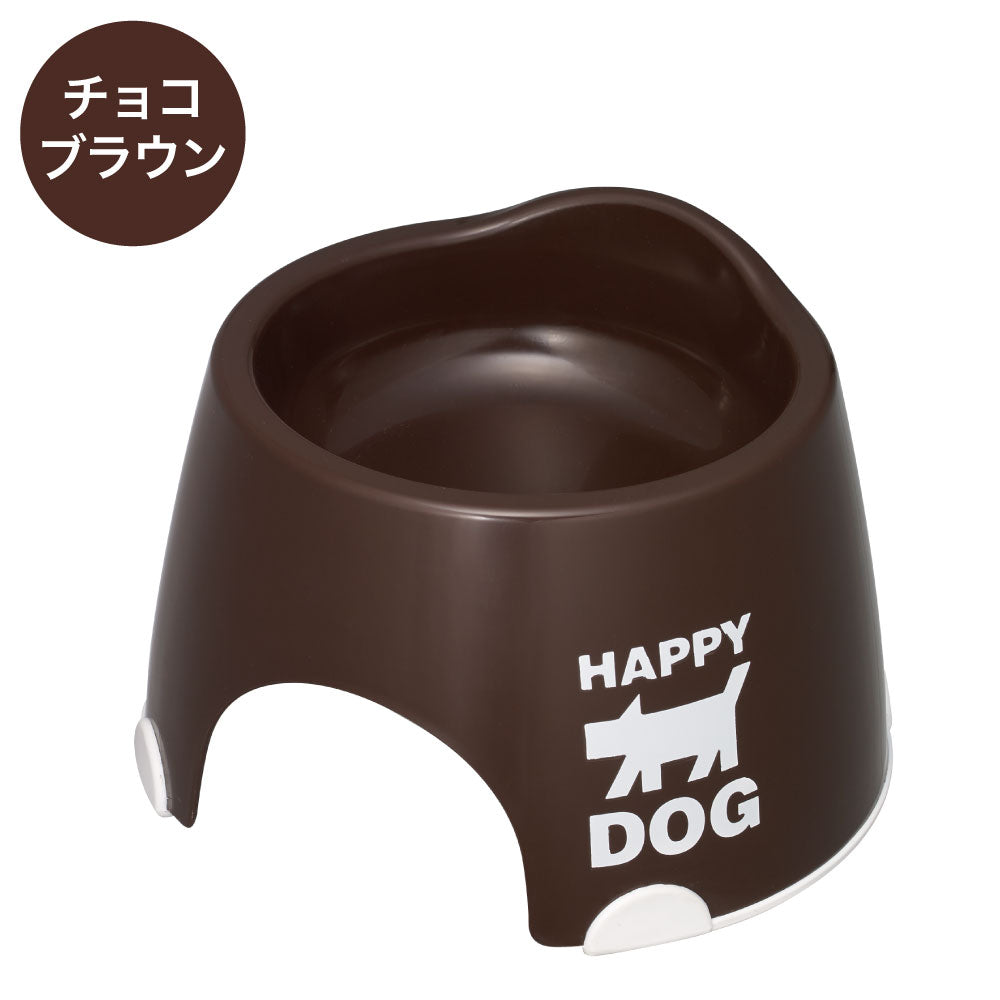 犬専用フードボウル すべり止め付き 犬 食器 フードボウル 高さ 軽い プラスチック 食べやすい 日本製 ISETO 伊勢藤