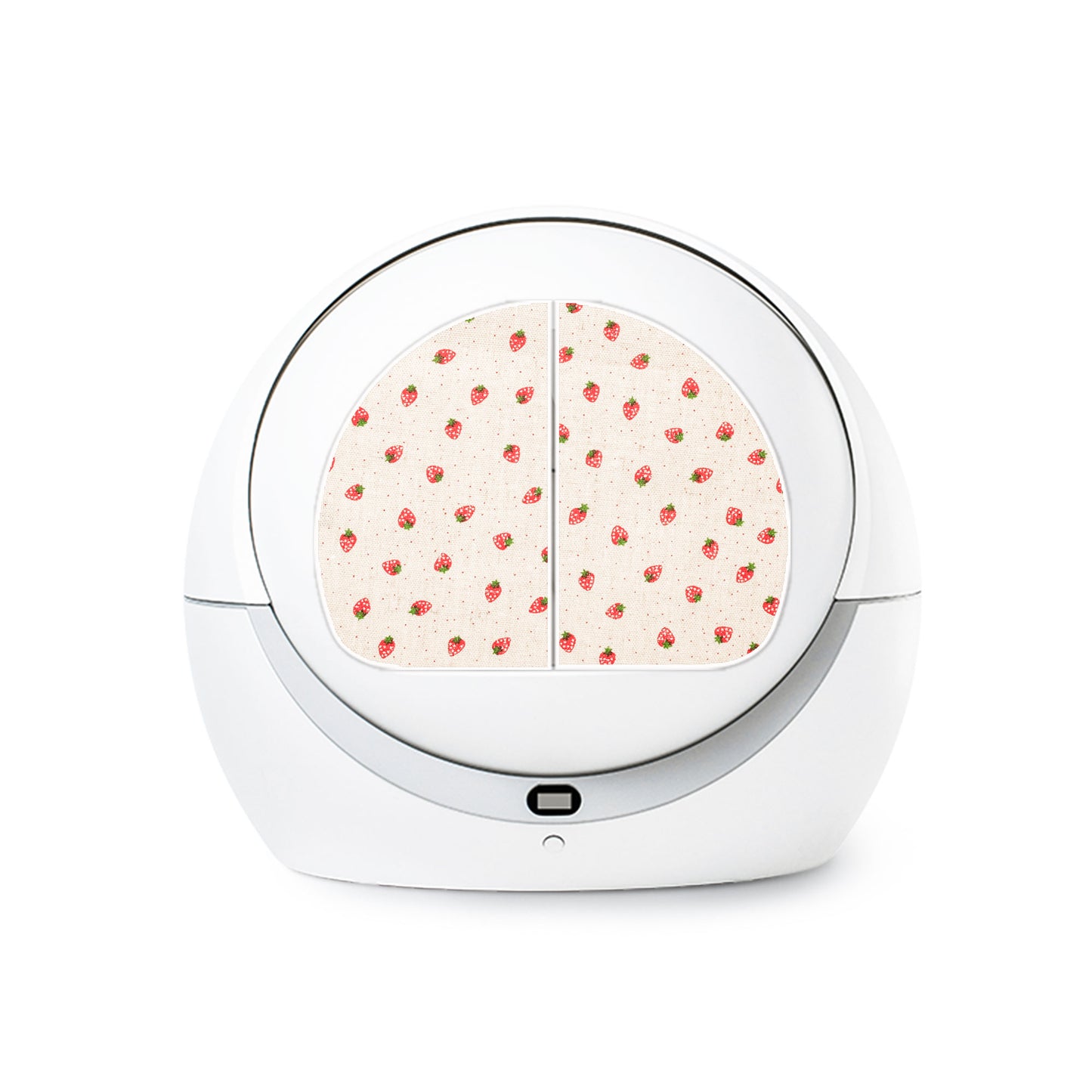 PETREE ペッツリー 全自動猫トイレ用 ホコリ シャットアウト カーテン イチゴ柄