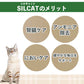 シルキャット 猫用 3gX30包 シルクサプリメント 猫 サプリ 腎臓ケア 腎ケア ニオイ対策 国産 無添加 アレルゲンフリー オーガニックシルク GMP認定工場 無味無臭 液体 ふりかけ トッピング 簡単 安心 安全 シルクフル SILCAT
