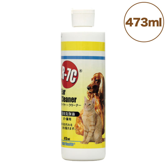 ギムボーン R-7C イヤークリーナー L 473ml 犬 猫 お手入れ用品 耳のケア 耳毛 犬用 猫用 洗浄液 液体 ローション 耳掃除 グルーミング用品