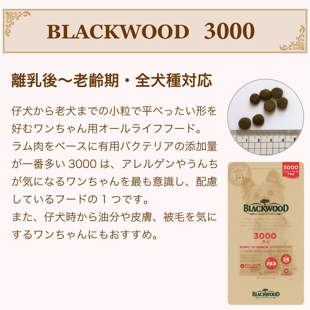 BLACKWOOD ブラックウッド 3000 20kg