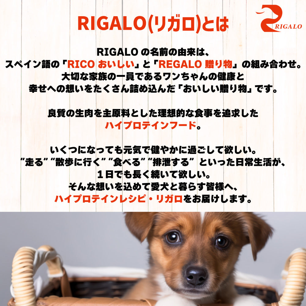 リガロ ハイプロテインレシピ 7歳以上用 フィッシュ 900g 犬 ドッグフード ドライ シニア 穀物不使用 アレルギー 高たんぱく 総合栄養食 RIGALO