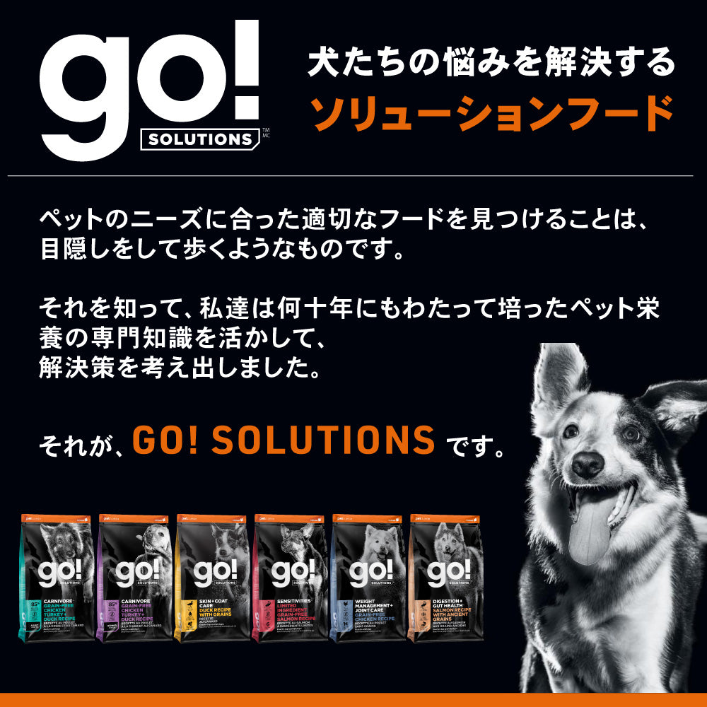 GO! ゴー センシティブ L.I.D. グレインフリー サーモンレシピ 2.3kg 犬 犬用フード ドッグフード ドライ アレルギー対応 無添加
