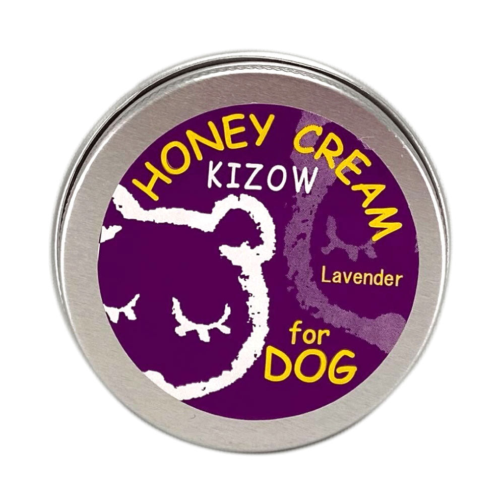 キゾウ ハニークリーム 肉球ケア ラベンダーの香り 25ml 犬 保湿 ワックス 犬用 足裏保護 天然成分 蜜蝋 ミツロウ