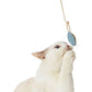 ペティオ 猫用おもちゃ necoco レザー 猫ボール ２個セット 猫 おもちゃ 猫用 トイ 牛革 ひも付 キャットニップ入 ストレス発散 運動不足