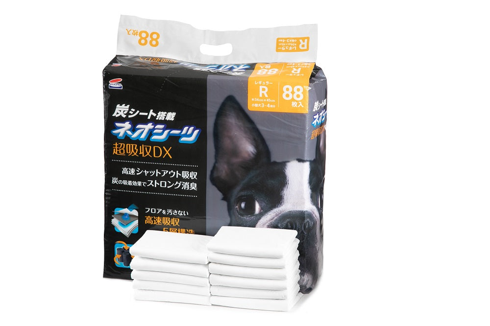 コーチョー ネオシーツ カーボンDX レギュラー 88枚入 超厚型 ペット 犬 猫 ペットシーツ ペット用 消臭 超吸収 炭 国産 厚型 犬用 シート 炭シート カーボン