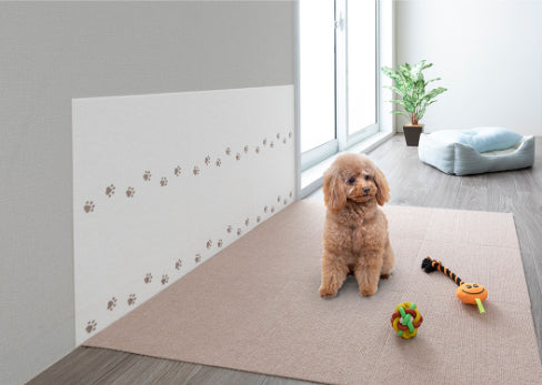 サンコー おくだけ吸着 壁汚れ防止シート 3枚入 ペット用 犬 猫 消臭 汚れ防止 シート 壁 吸着 日本製 ずれない 滑らない おすすめ 人気