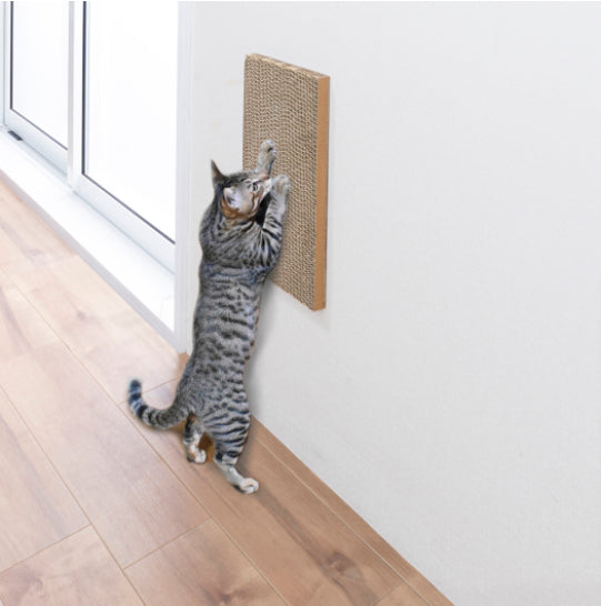 サンコー おくだけ吸着 壁に貼れる 猫のつめとぎ 段ボール 猫 爪とぎ 壁に貼れる ずれない ツメトギ 猫用 壁 壁掛け 壁付け ネコ おもちゃ 日本製 ケア 
