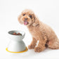 ハリオ チビプレ ダブル ホワイト HARIO 犬 食器 餌入れ フードボウル 犬用 えさ入れ 陶器 食べやすい 高さがある 電子レンジ可 おしゃれ 日本製