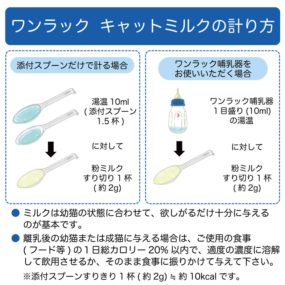 森乳サンワールド ワンラック プレミアム キャットミルク 150g 猫 ミルク 粉ミルク 猫用 子猫 幼猫 高齢猫 キトン 哺乳 哺育 総合栄養食 ラクトフェリン 国産