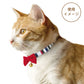 フェリーク キャットカラー デニムリボン 猫 首輪 猫用 カラー 安全 セーフティバックル かわいい おしゃれ リボン