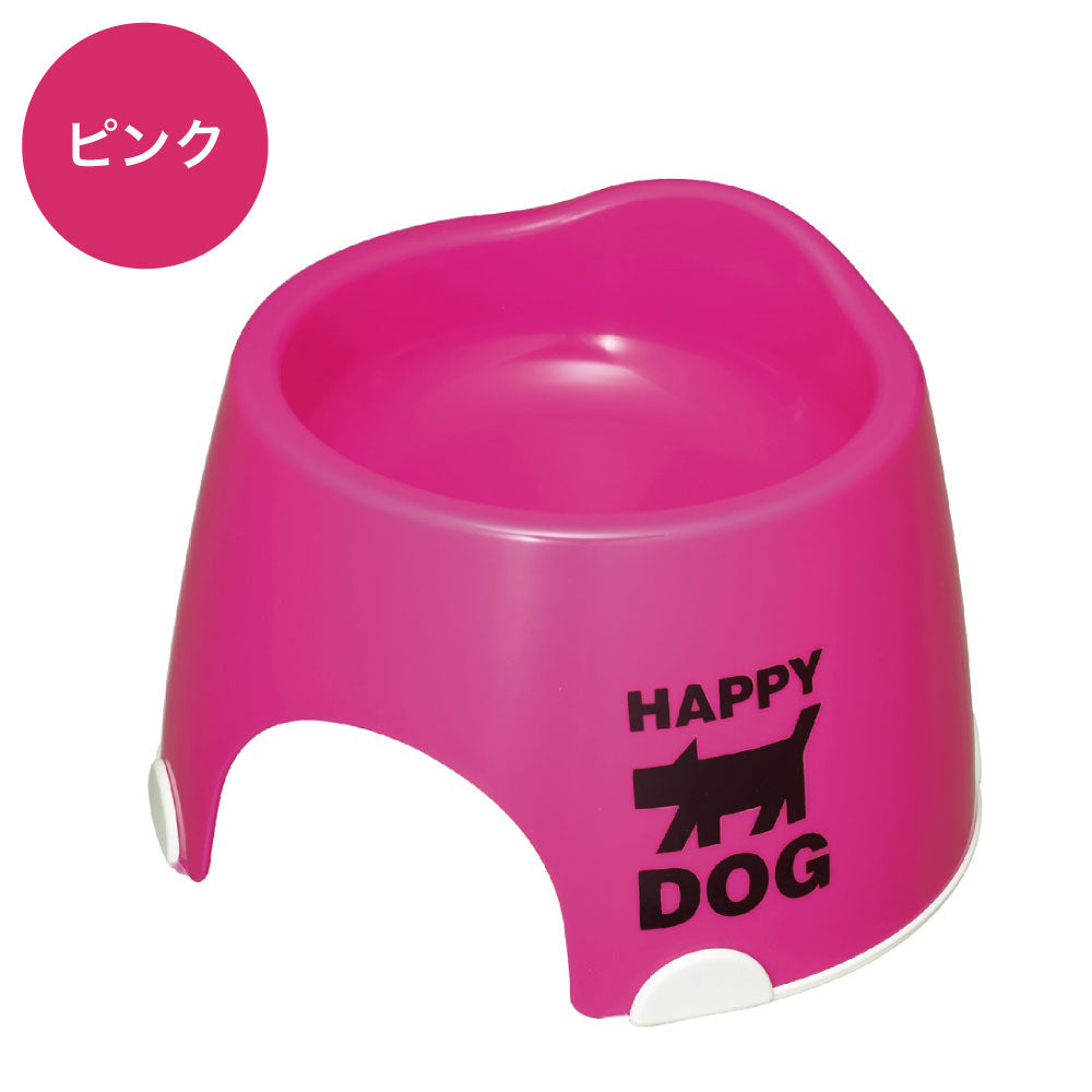 犬専用フードボウル すべり止め付き 犬 食器 フードボウル 高さ 軽い プラスチック 食べやすい 日本製 ISETO 伊勢藤