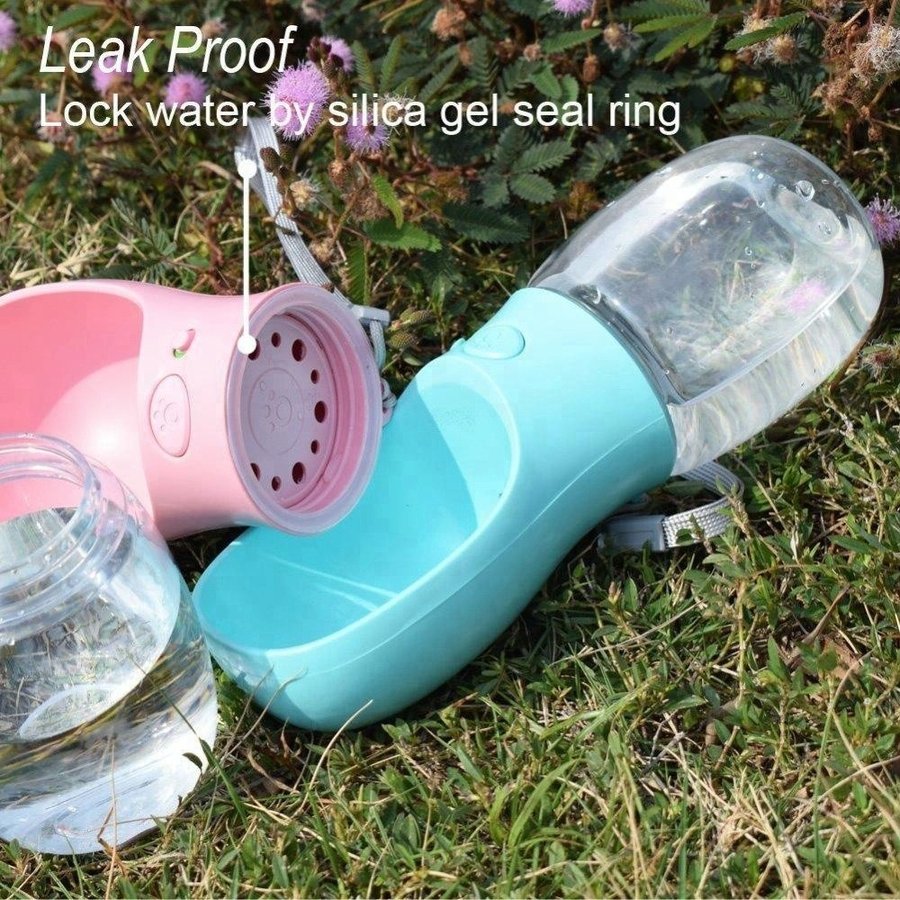 ペット用 犬 散歩 給水ボトル 携帯用 給水 水筒 ウォーターボトル 水入れ 水飲み ハードケースタイプ 350ml