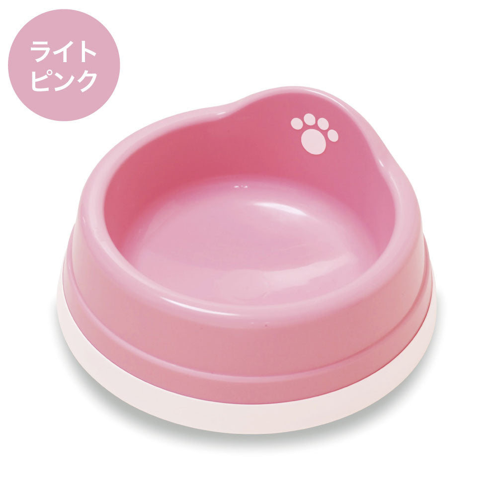 すべり止め付きペット皿 小 ペット 犬 猫 食器 フードボウル 軽い プラスチック エサ入れ 日本製 ISETO 伊勢藤