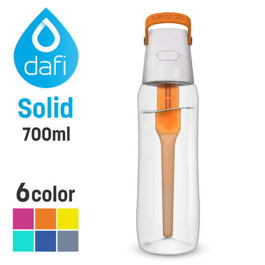 DAFI ダフィ SOLID ソリッド 携帯用 浄水ボトル 700ml ボトル型 浄水器 ハードタイプ 水筒 ろ過 マイボトル 持ち運び エコ SDGs 【日本仕様・日本正規品】